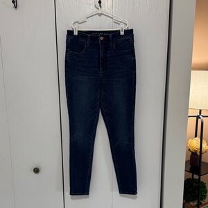 American Eagle Outfitters Dark Blue Skinny Jeans